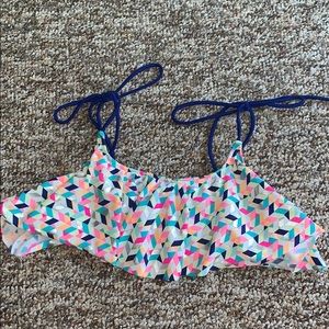 Victoria’s Secret multicolor tie bikini top size S